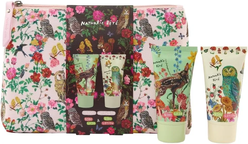 Набор дорожной косметички Shower Gel and Lotion 50ml Vintage & Co, Forest Folk