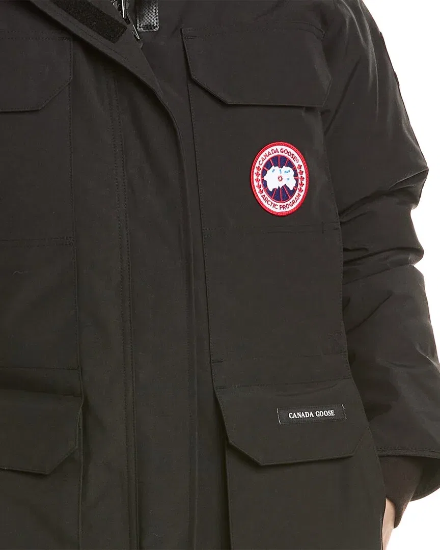 Женский пуховик с капюшоном Expedition Down Parka Canada Goose, черный — фото 4