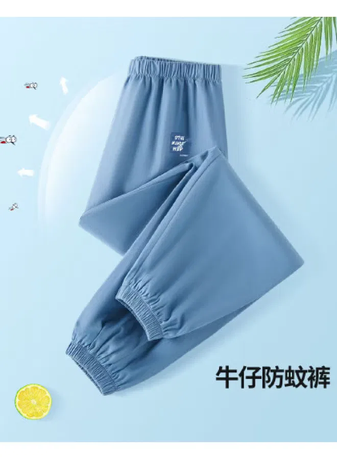 Штаны с защитой от комаров, хлопковые, для мальчиков, Jeanswest, голубой