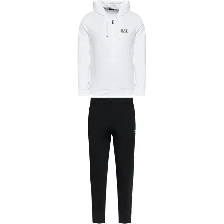 Мужской спортивный комплект из двух предметов EMPORIO ARMANI EA7, White/Black