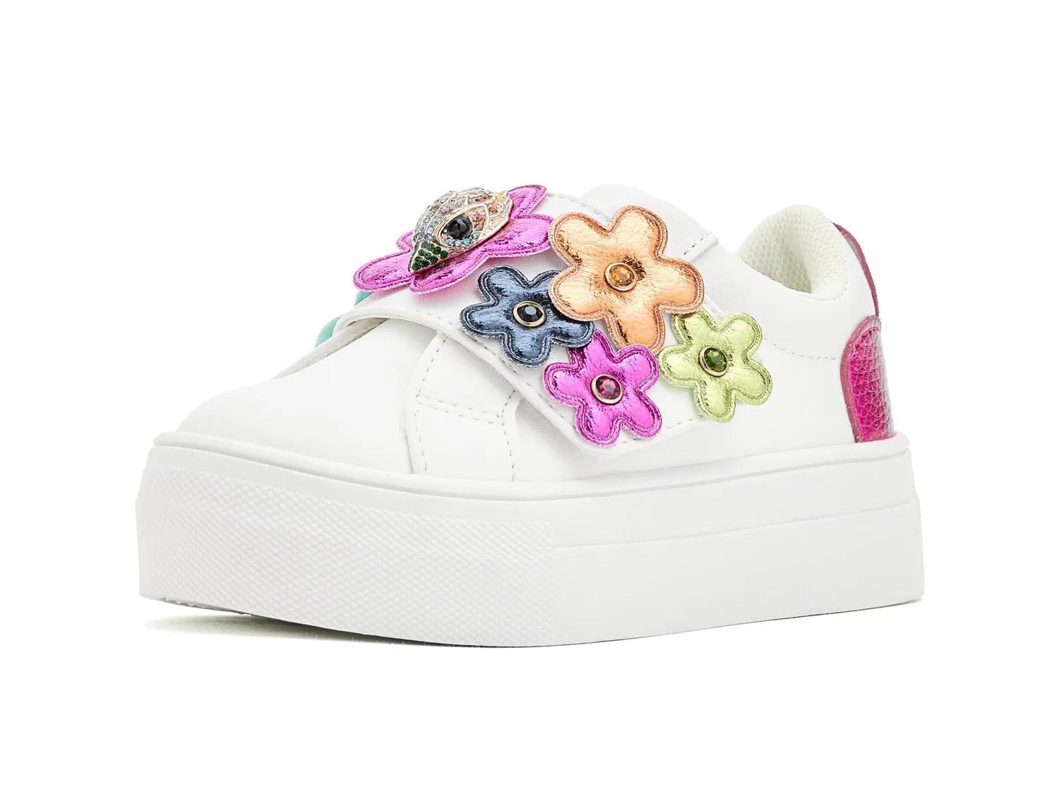 Кроссовки Mini Flower Petal (для малышей) Kurt Geiger London Kids, White Multi