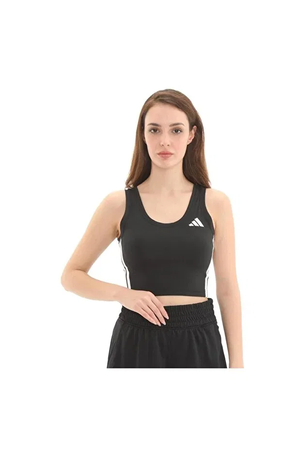 Женский кроп-топ без рукавов Adidas, Black