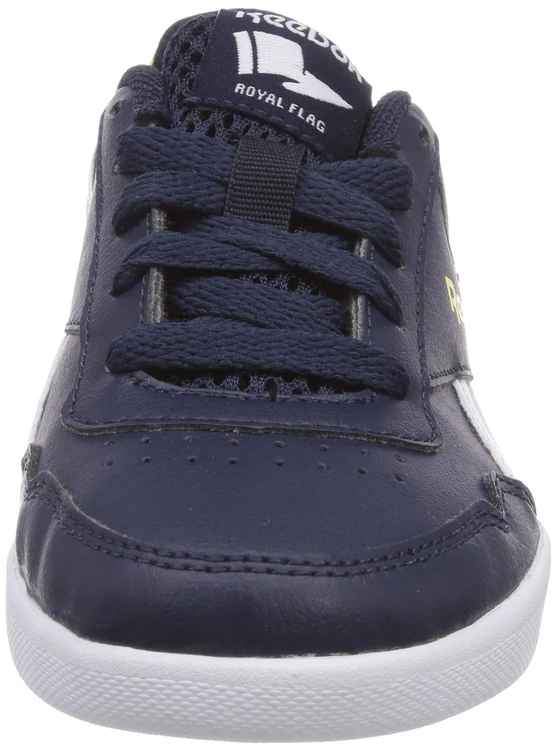 Детские кроссовки для мальчиков с шнуровкой Royal Effect Reebok, Blu Faux Indigo White Stinger Yellow — фото 2