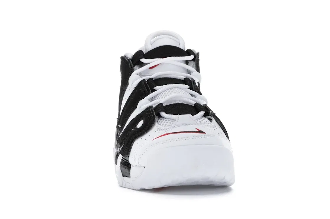Детские кроссовки для мальчиков с принтом Nike Air More Uptempo Nike, White/Black-University Red — фото 2