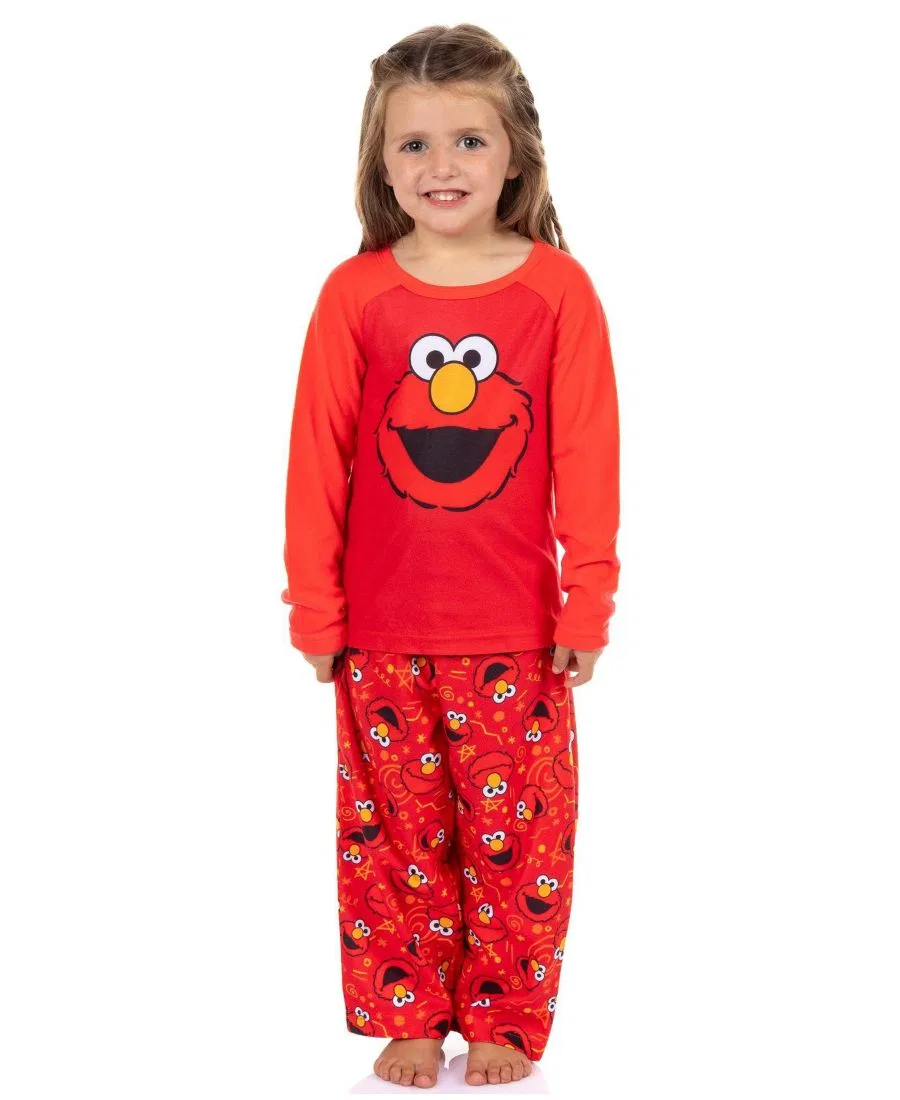 Пижамный комплект с Элмо из полиэстера Sesame Street, Red