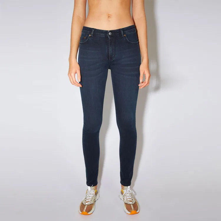 Женские джинсы Y2K Acne Studios, Dark Blue — фото 3
