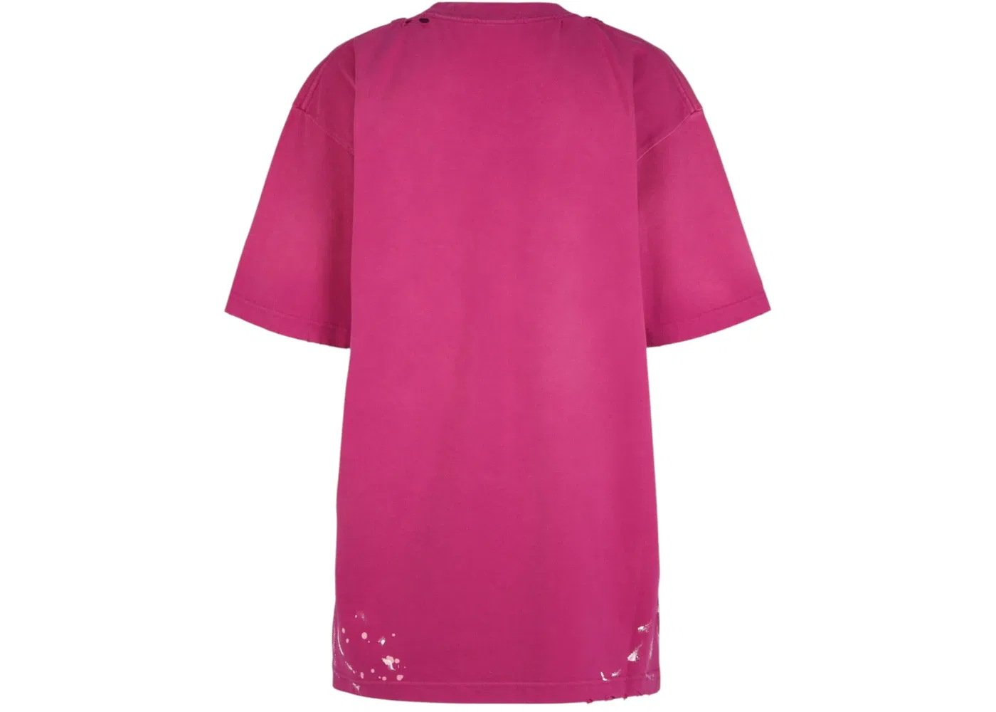 Женская футболка оверсайз с принтом 90/10 Vintage Large Fit Balenciaga, цвет Dark/Fuschia — фото 2