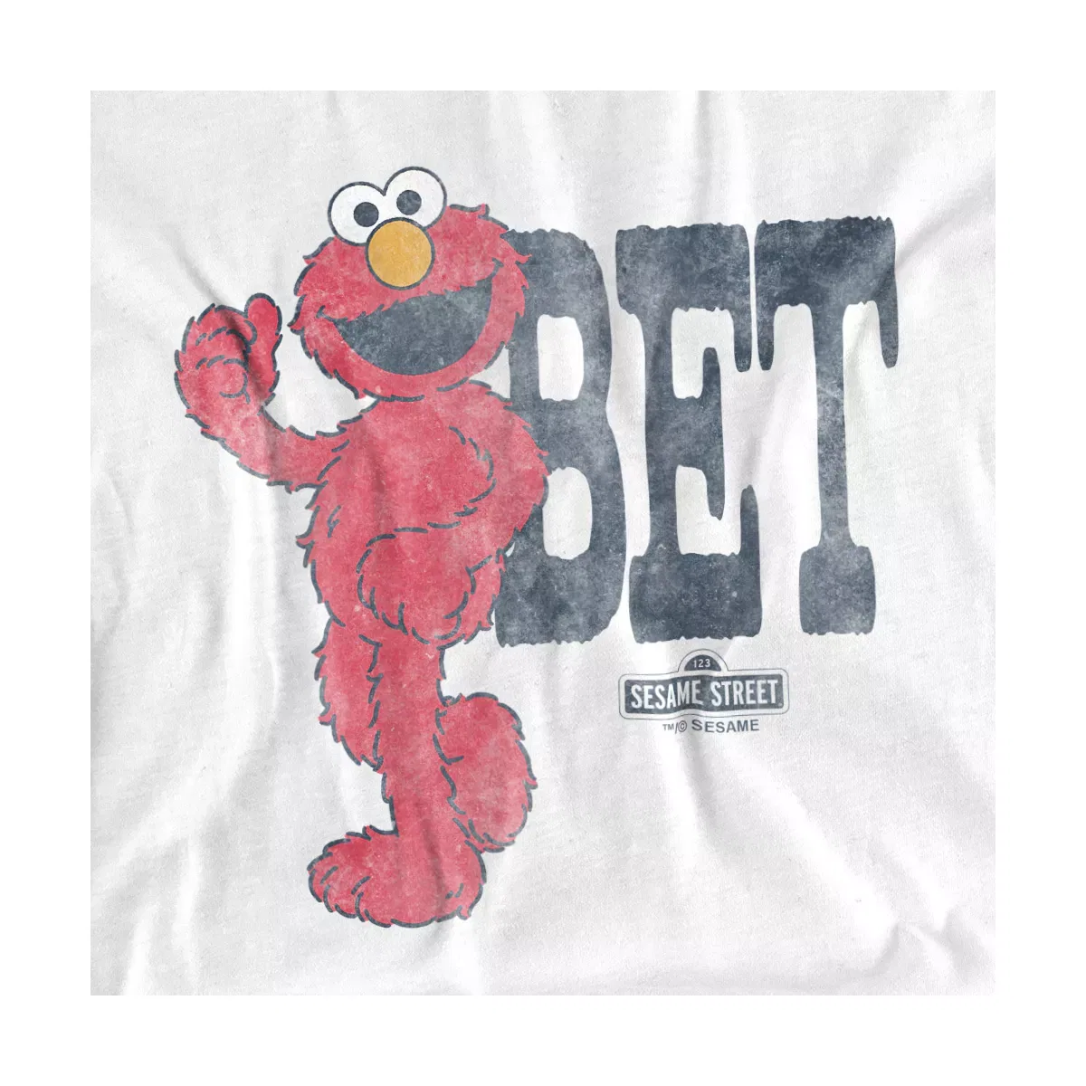 Детское боди с коротким рукавом Sesame Street Elmo Standing Bet, Белый — фото 2