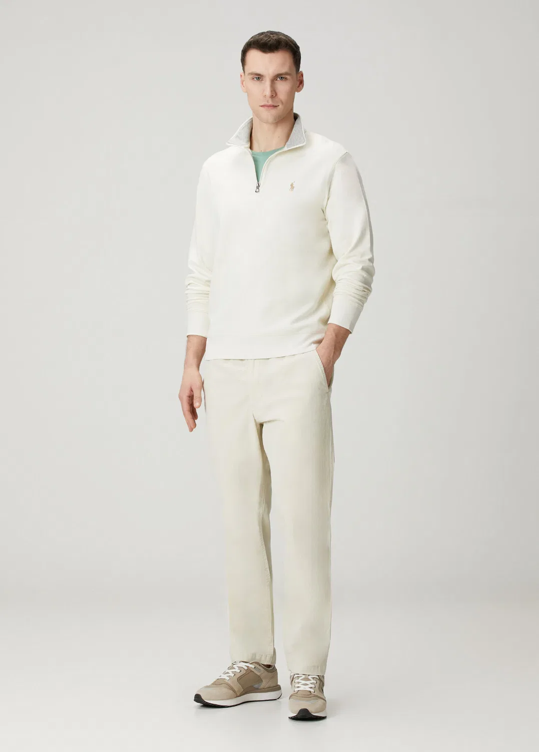 Футболка базовая Polo Ralph Lauren, light green — фото 2