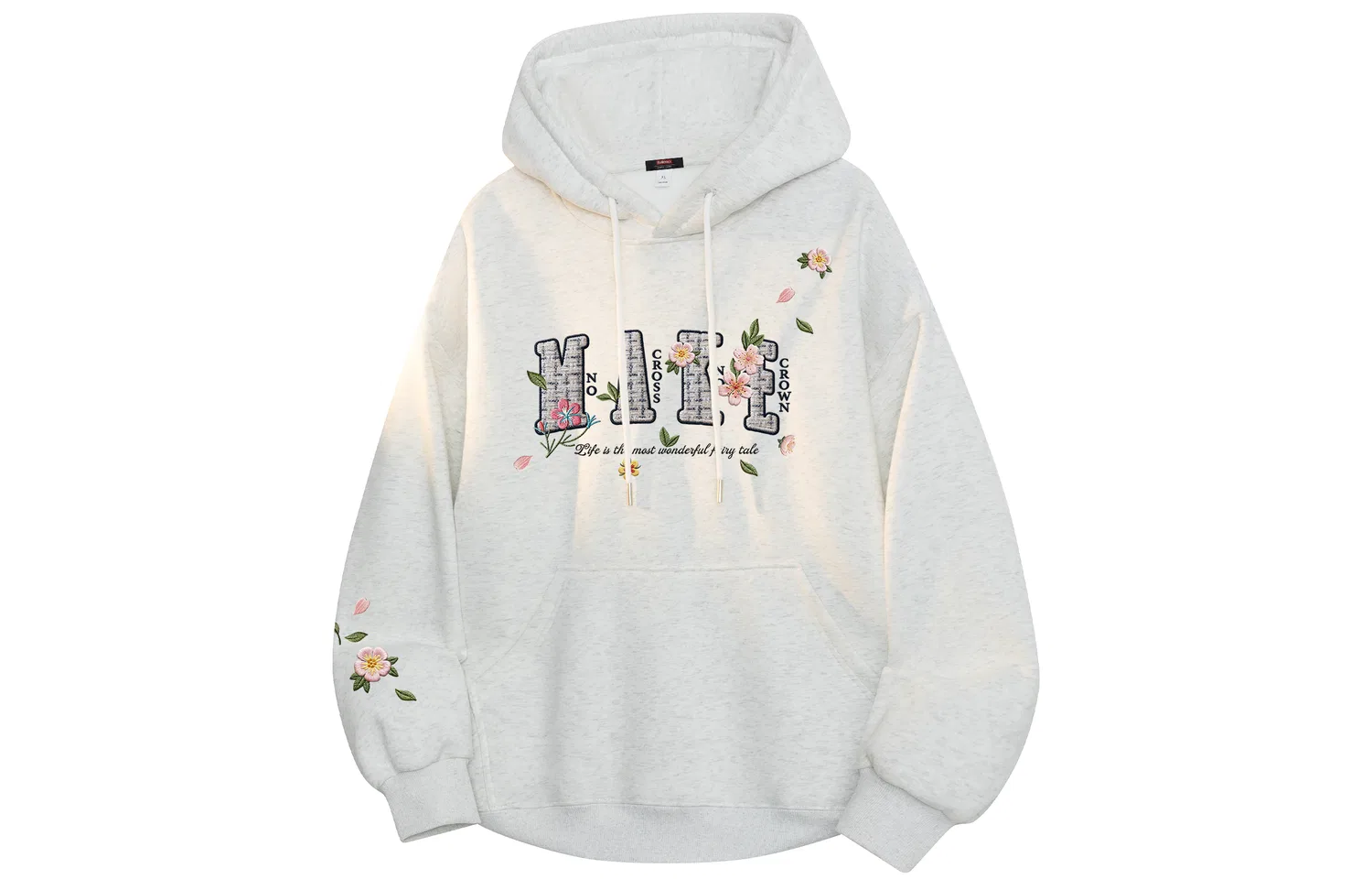 Детский худи утепленный с капюшоном BALENO, Heather Gray