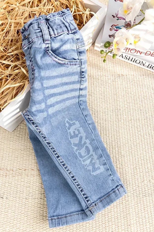 Детские джинсы для девочек skinny fit Babymod, Blue — фото 2