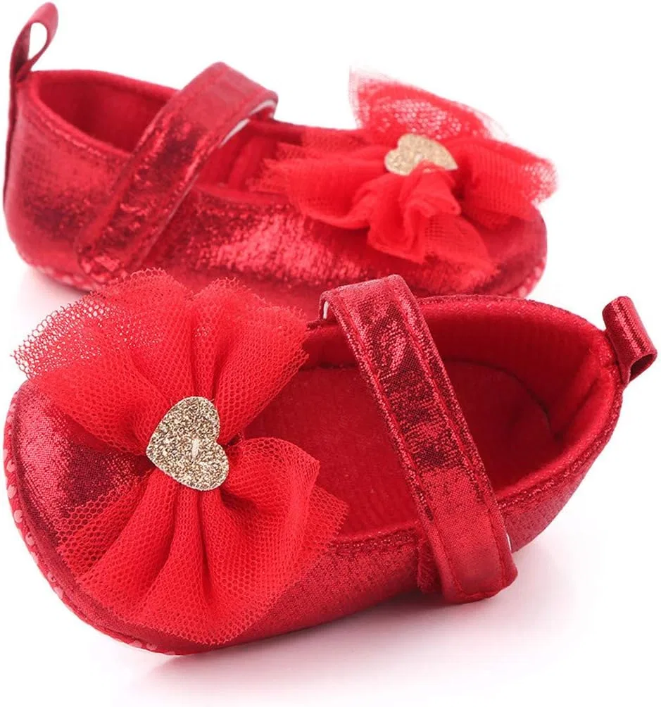 Детские кроссовки для девочек с принтом бабочка Pipsqueak Shoes, Red — фото 4