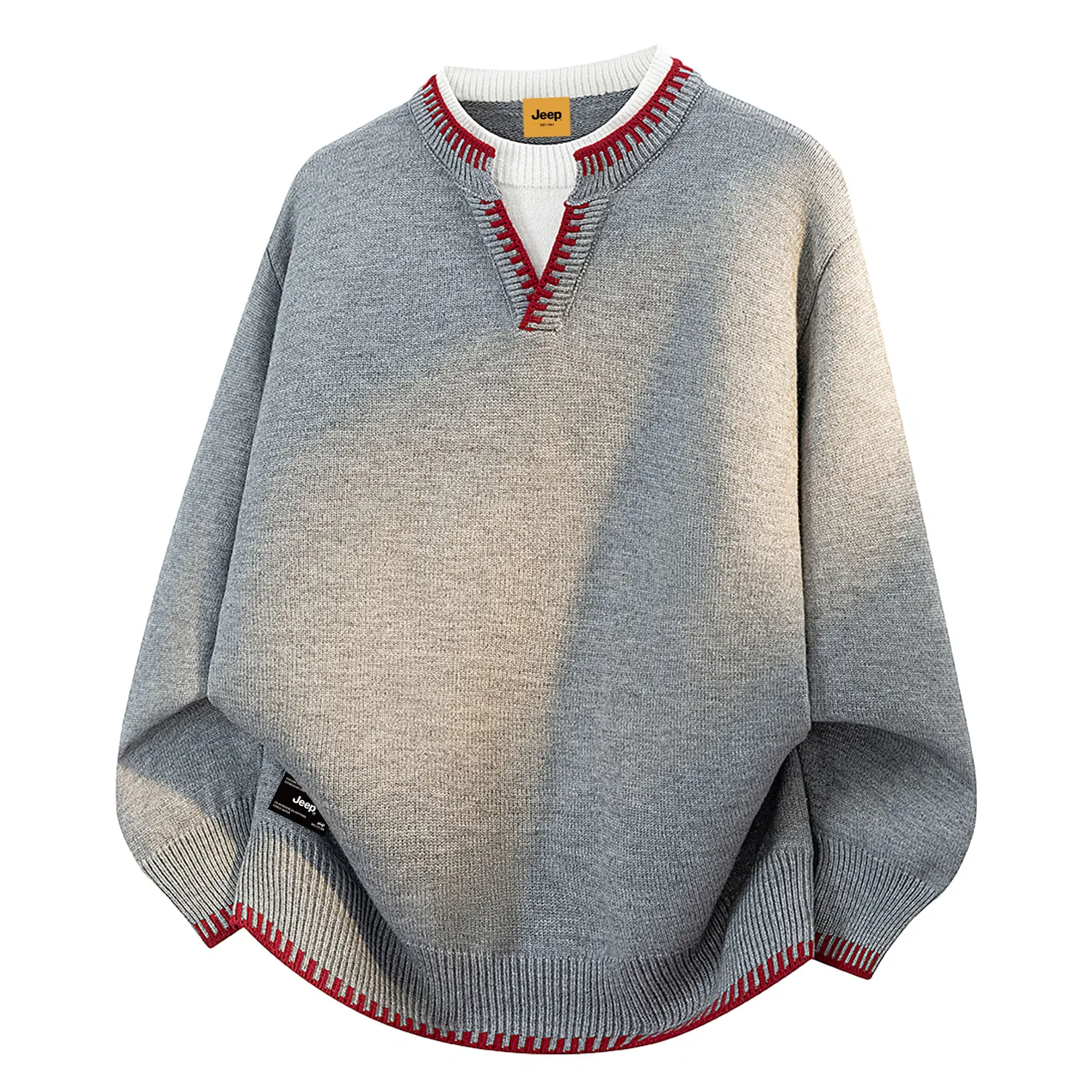 Детский свитер с круглым вырезом Jeep Leisure Collection Unisex, Apricot — фото 4