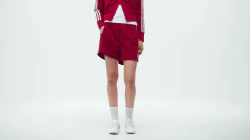 Женские шорты свободного кроя Firebird Classic Adidas Originals, красно-белый — фото 2