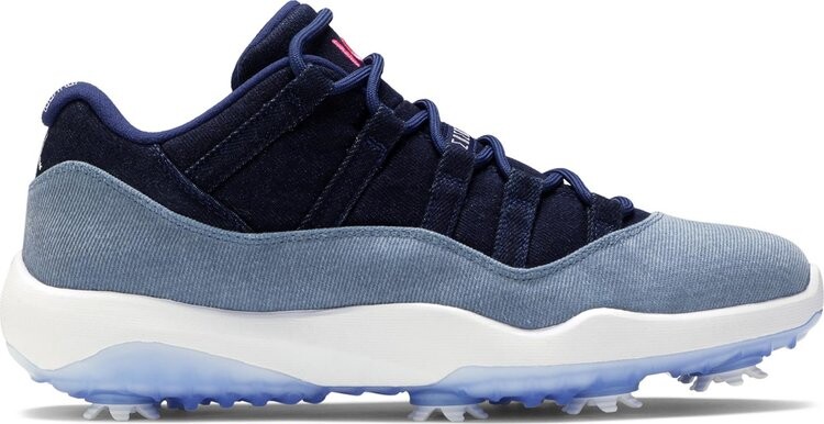 

Бутсы Air Jordan 11 Low Golf No Denim Allowed, синий