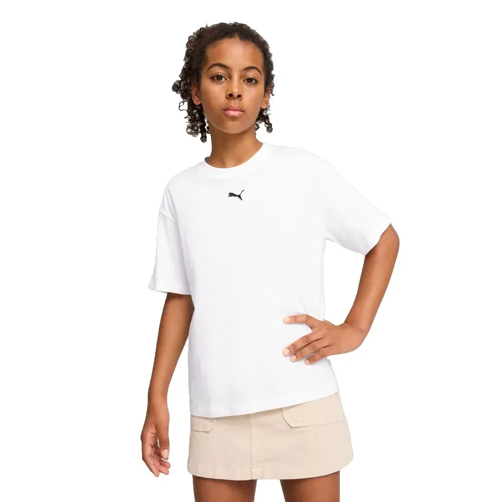 Футболка свободного кроя Puma Ess Boxy short sleeve T-shirt, белый — фото 3
