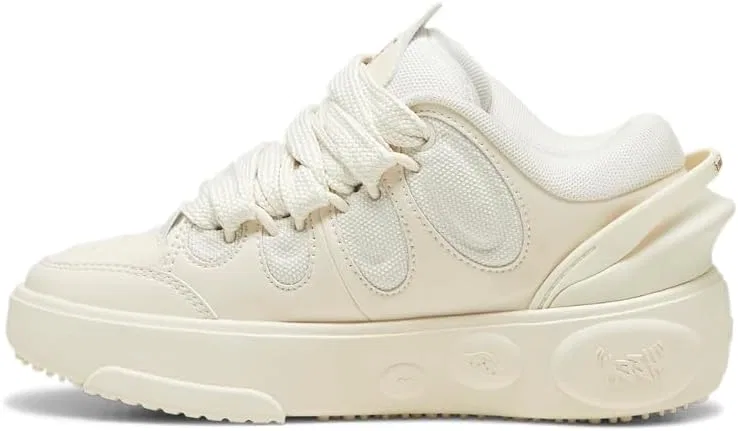 Детские кроссовки для мальчиков на шнуровке La Francé Moment PUMA, Off-White — фото 3