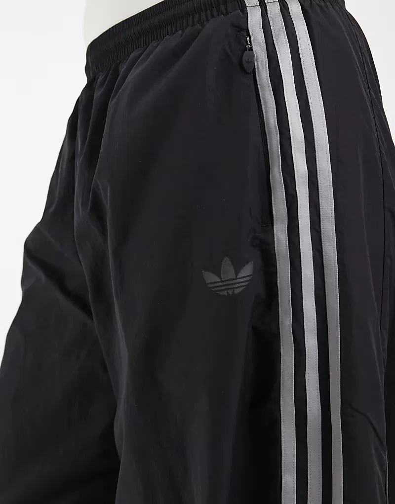 Брюки-трек Teamgeist Adidas Originals, черный — фото 4