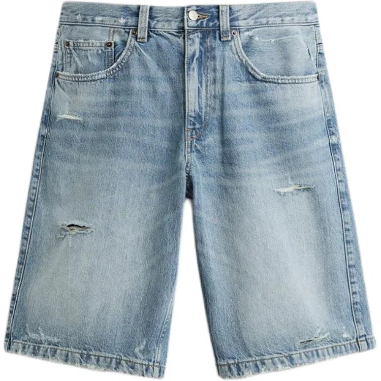 Мужские джинсовые шорты Medium Blue ZARA, Medium Blue