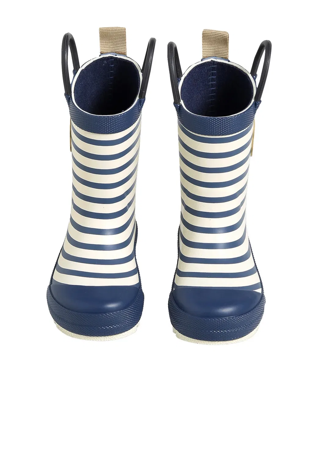 Baby Gummistiefel mit Anziehtrick 1010398017 - резиновые сапоги Vertbaudet, Helles Blau — фото 3