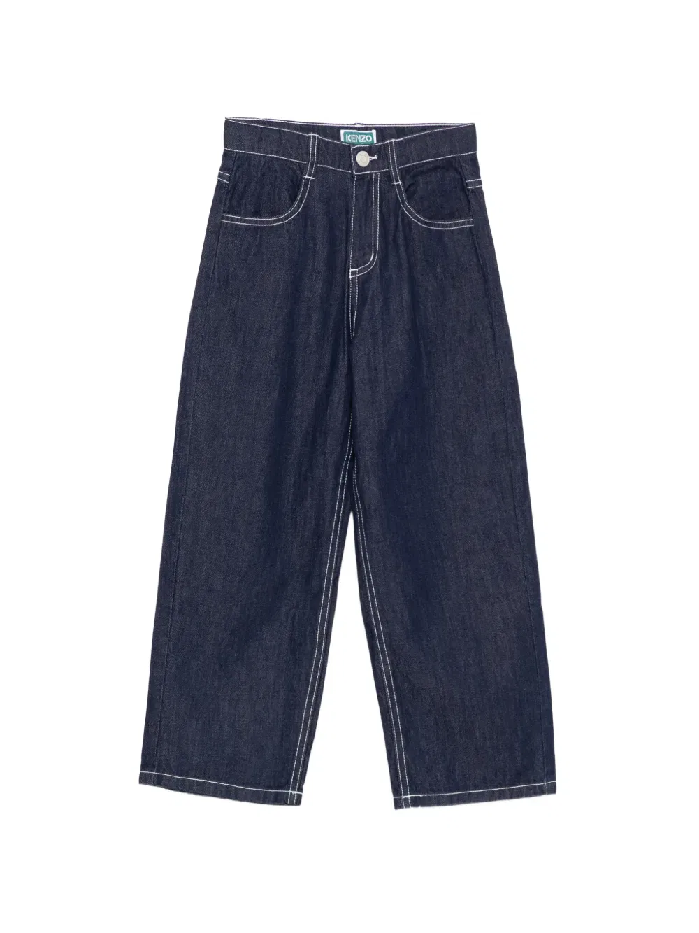 Джинсы с логотипом Kenzo Kids, синий