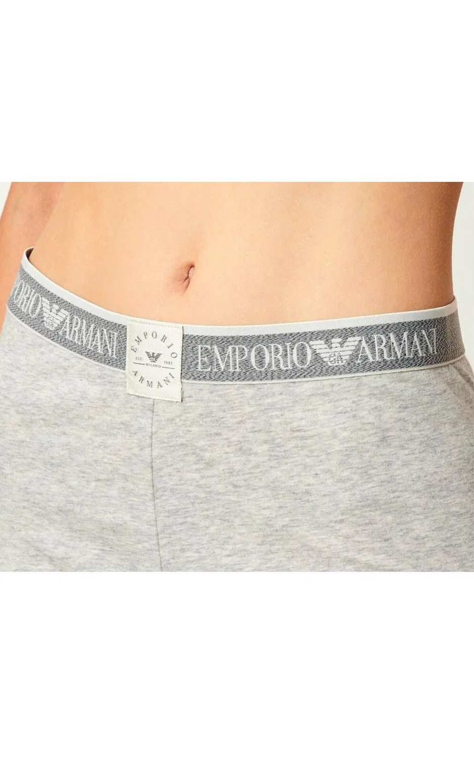 Женские леггинсы слим-фит Emporio Armani, Grey — фото 3