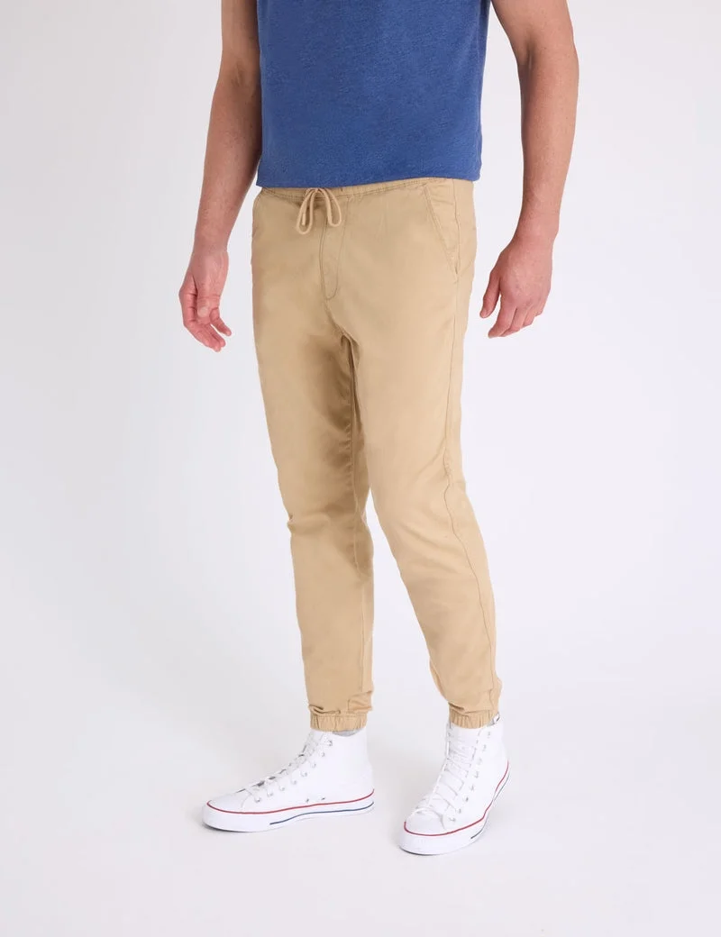 Брюки U.S. Polo Assn. Stretch Twill Jogger, золотисто-бежевый — фото 3