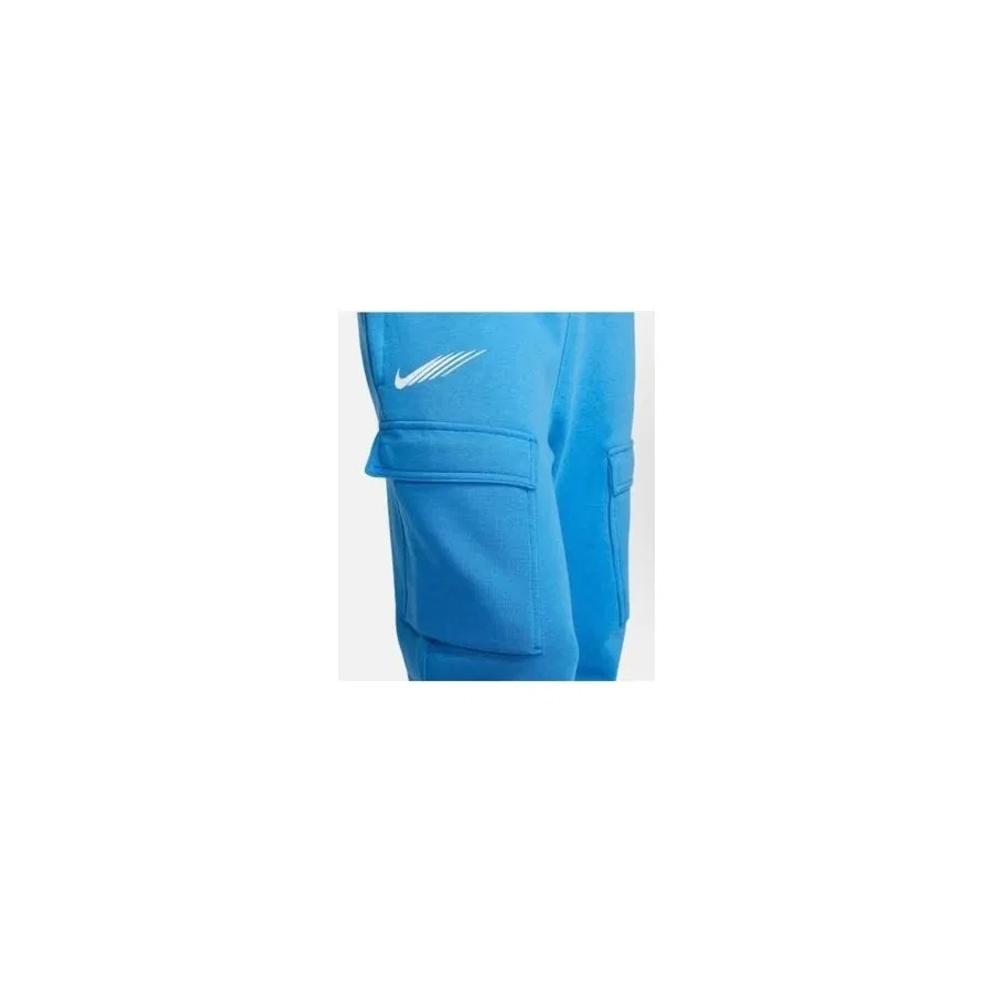 Спортивные штаны из футера с карго-карманами Standard Issue Fleece Cargo Nike, Синий — фото 3
