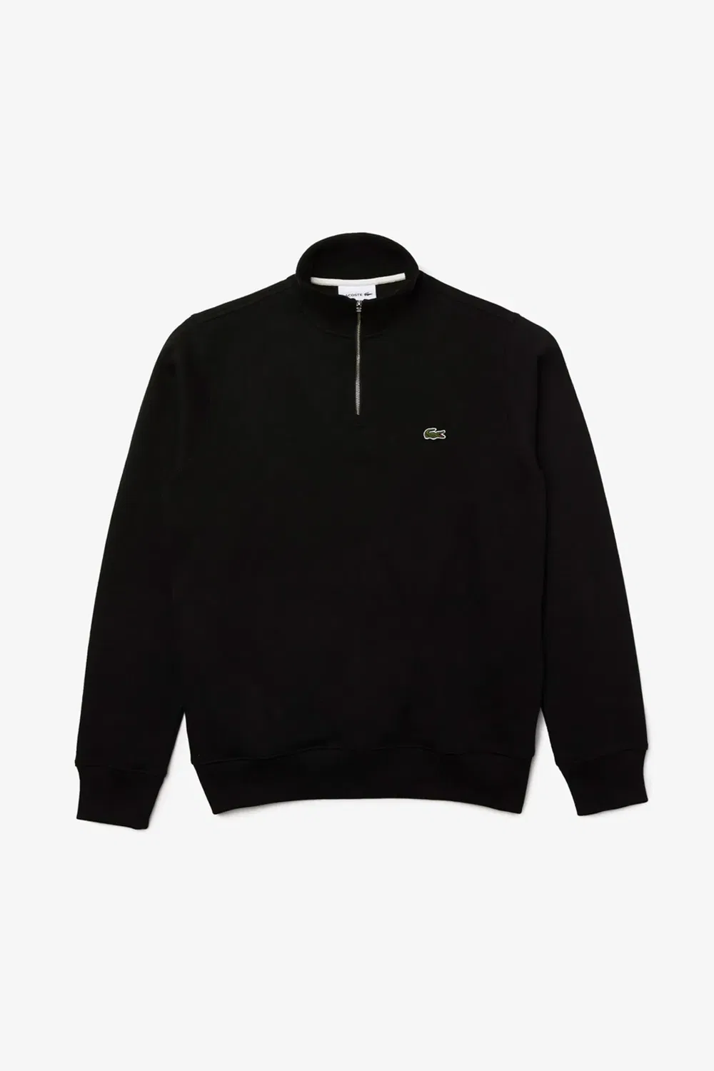 Свитшот с четвертью молнией Lacoste, Black