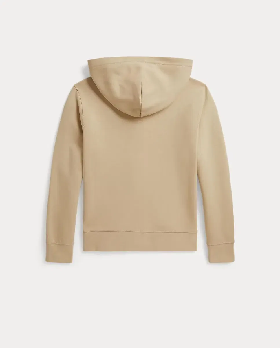 Детская худи с капюшоном из технической ткани Polo Ralph Lauren, Crema — фото 2