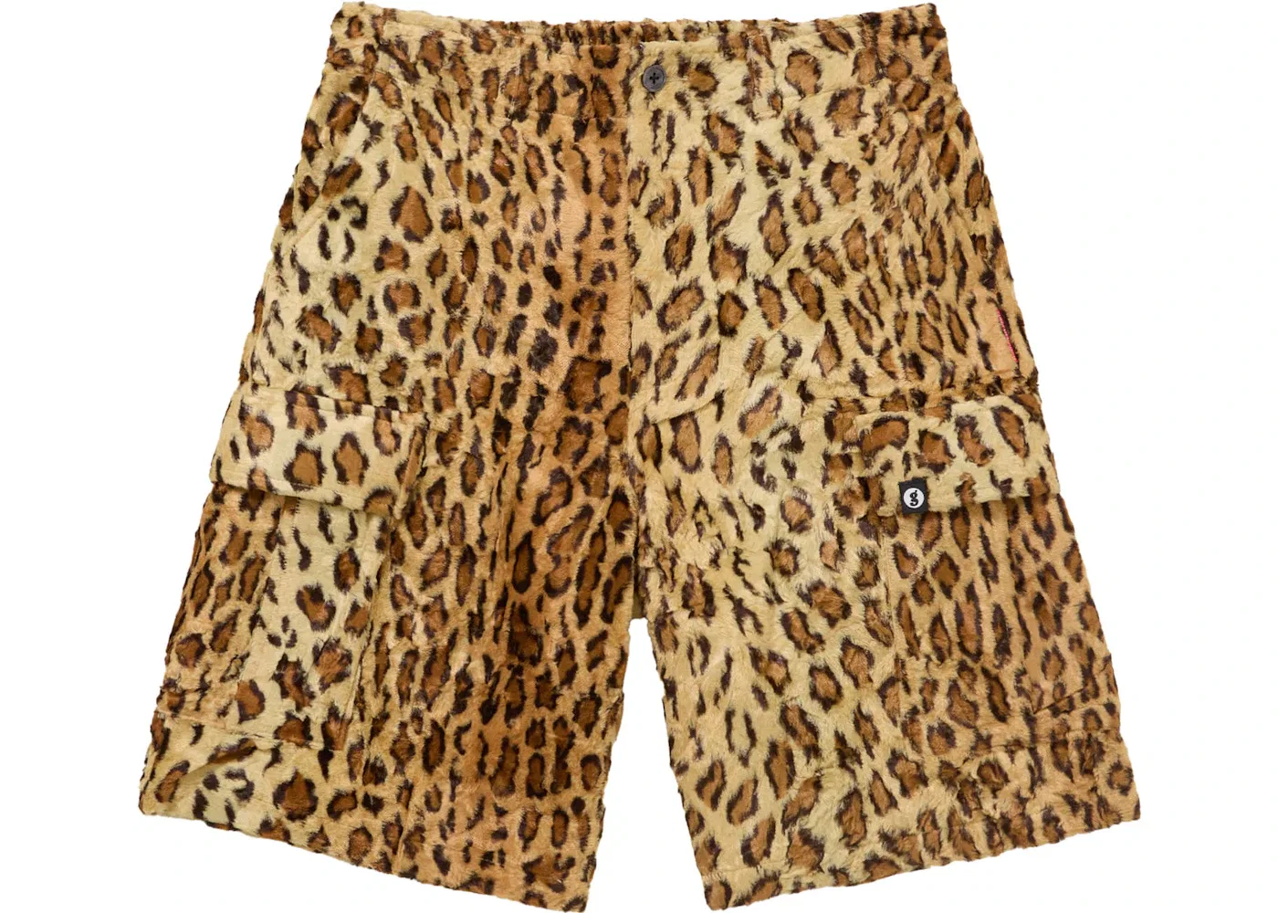 Мужские шорты карго с принтом Leopard Supreme