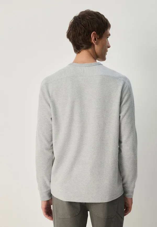 Кофта трикотажная Regular Fit Long Sleeve Cosy Next, Grey Marl, серый — фото 3