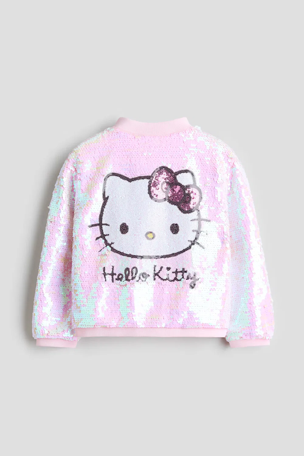 Пилотская куртка с пайетками H&M, Rosa/Hello Kitty — фото 2