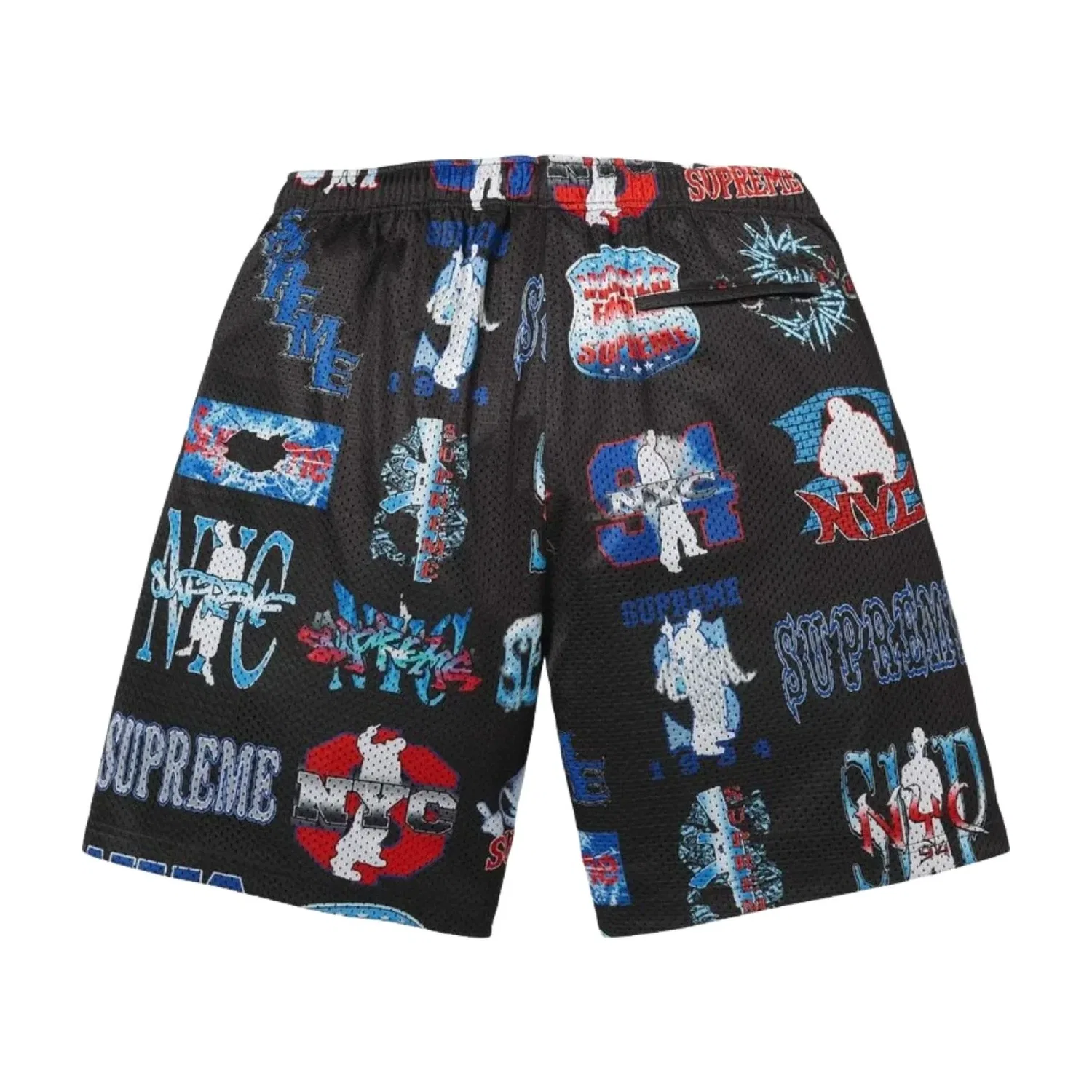 Мужские шорты с принтом Flash Mesh Supreme, черный — фото 2