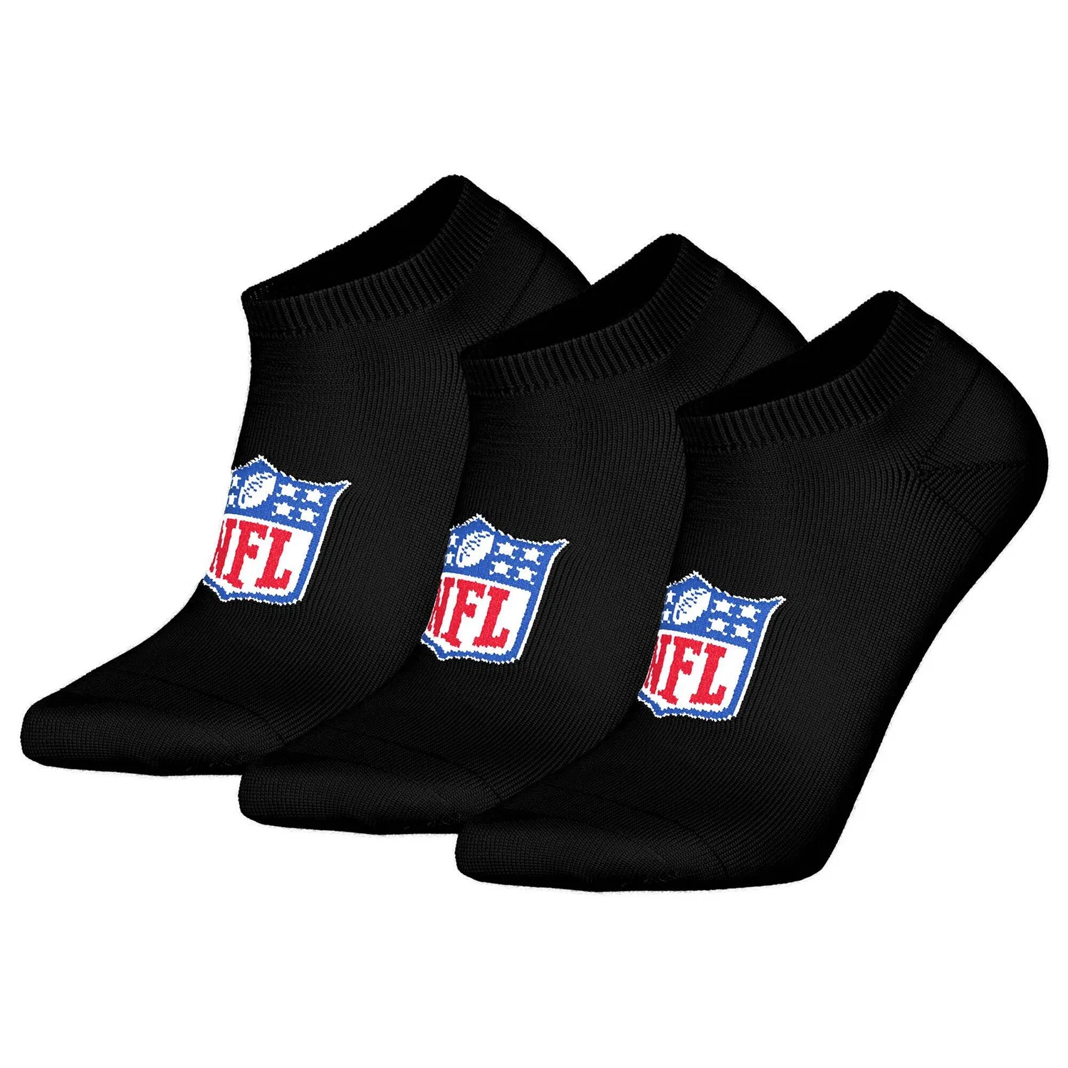 Детские носки-слипоны с принтом NFL Shield 3er Pack Stretch-NFL SHIELD 3Pack Sneaker Socks, Nfl, Цвет: Schwarz