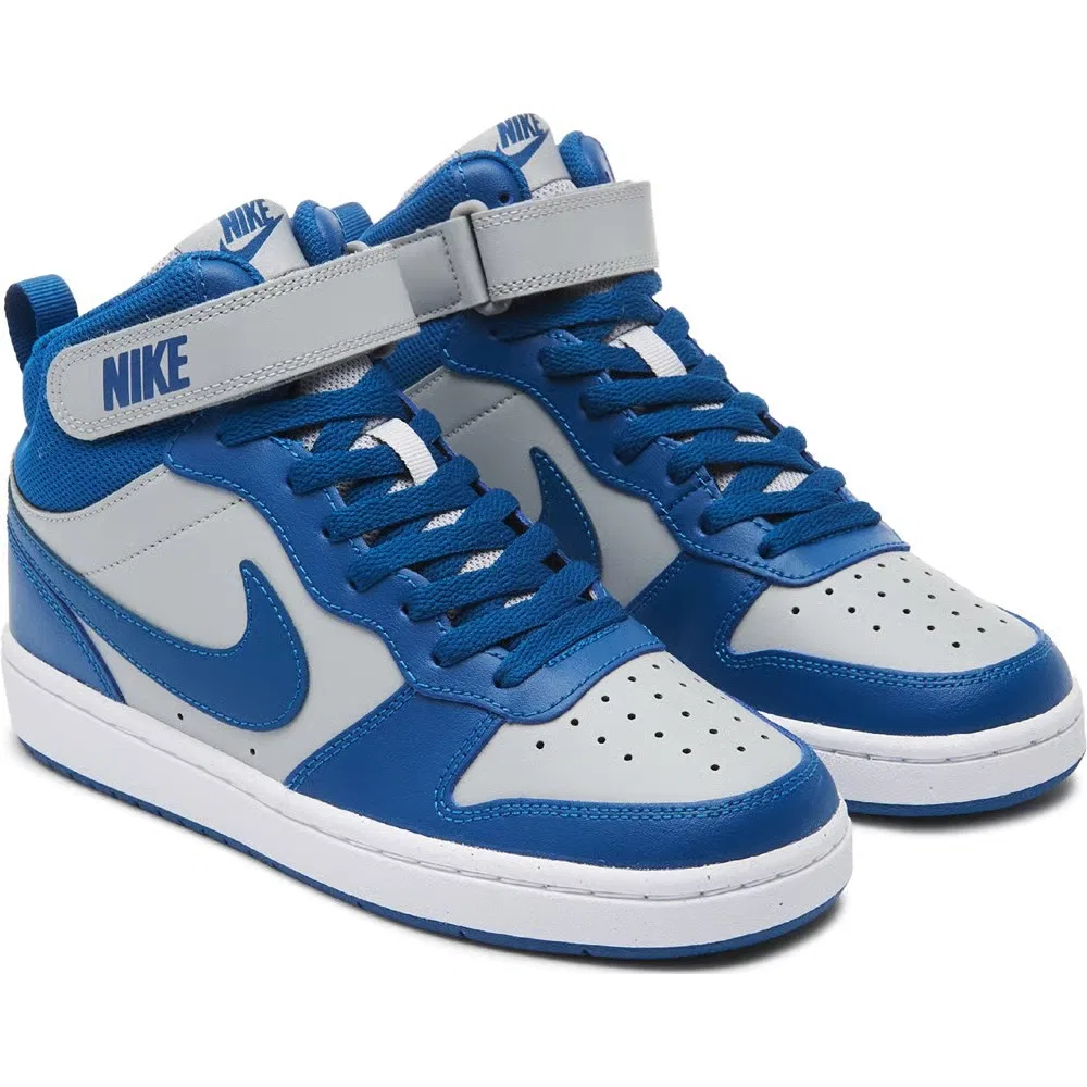Детские кроссовки Kids' Court Borough средней высоты Nike, Grey/Blue