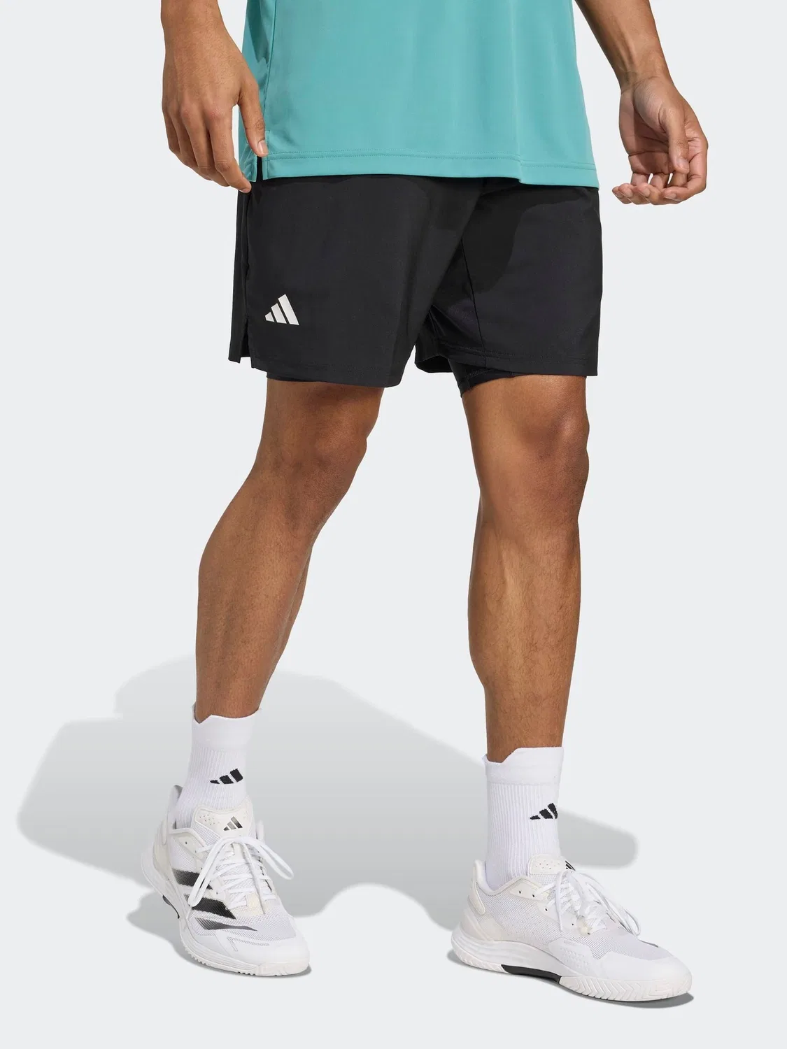 Шорты теннисные Club Climacool 2-in-1 adidas, черный