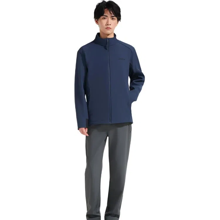 Детская куртка-софтшелл с длинным рукавом TOREAD, Navy Blue — фото 3