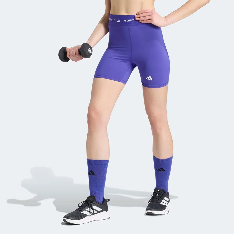 Спортивные узкие шорты ADIDAS PERFORMANCE «All Me» фиолетового цвета