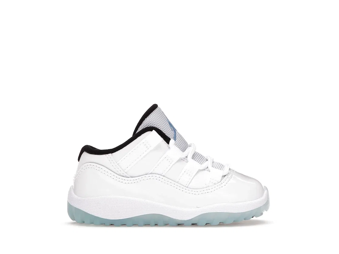 Детские кроссовки Lifestyle с принтом Jordan 11 Retro Low Jordan, White/White-Black-Legend Blue