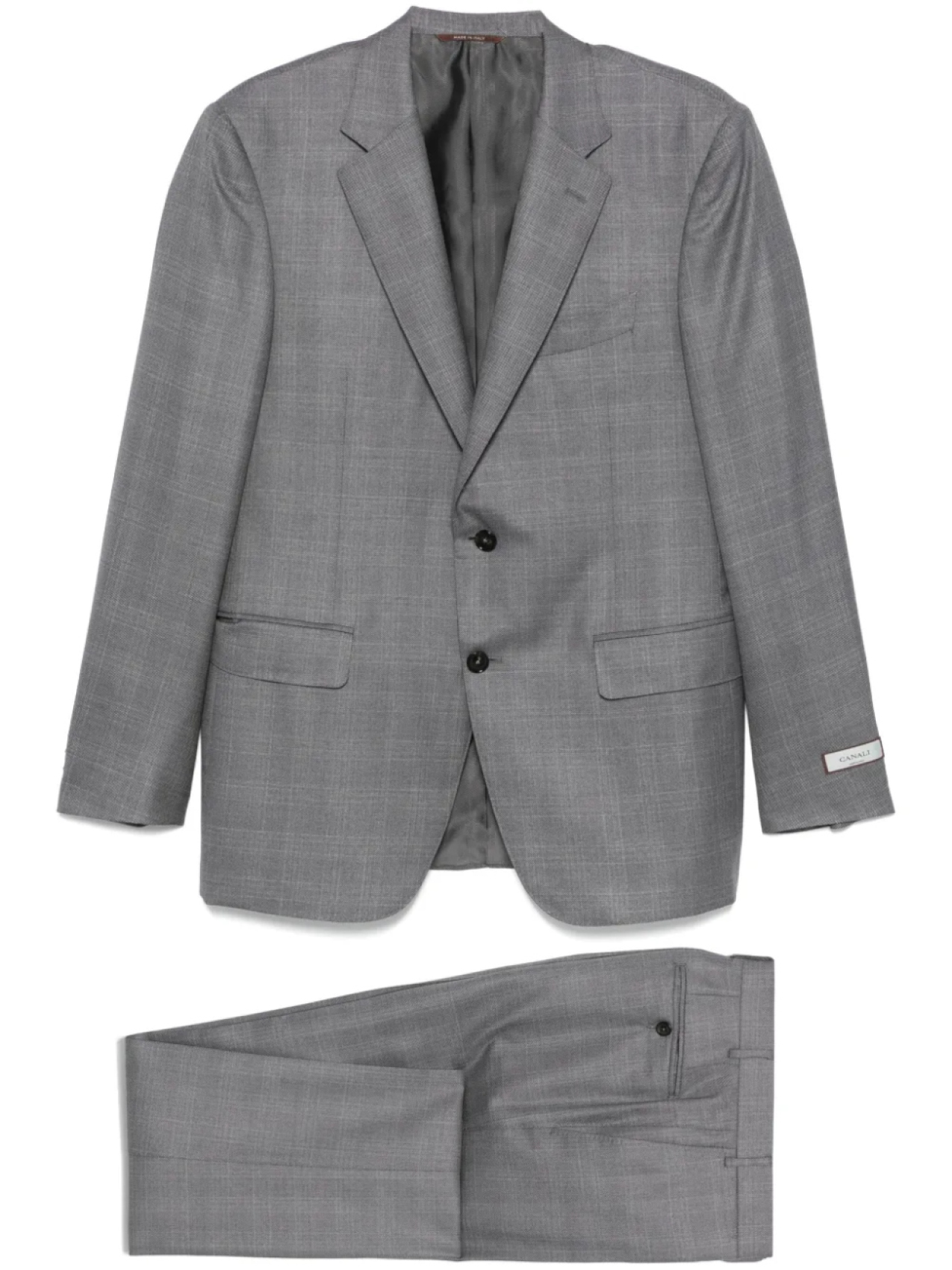 

Canali костюм в клетку, серый