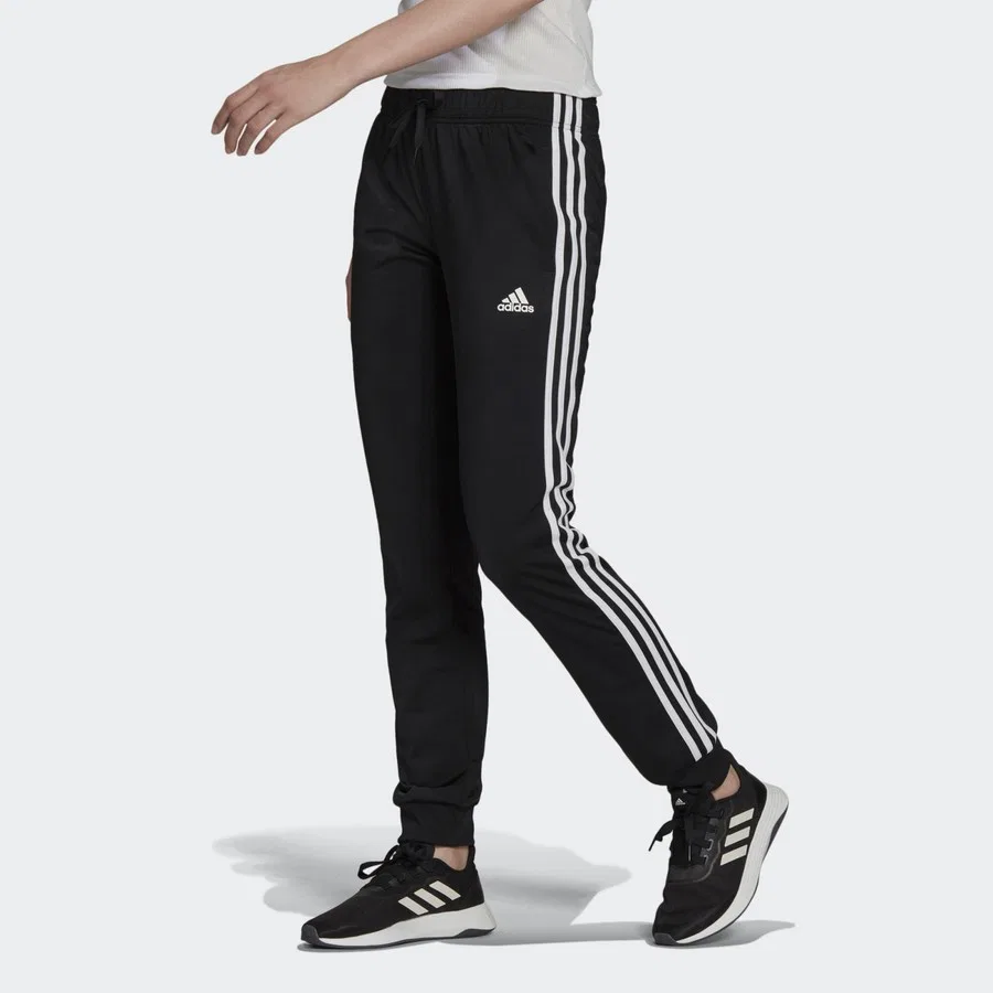 Спортивные брюки adidas Sportswear H48447 Primegreen Essentials Warm-Up Slim Tapered 3-Stripes Track Pants, Черный