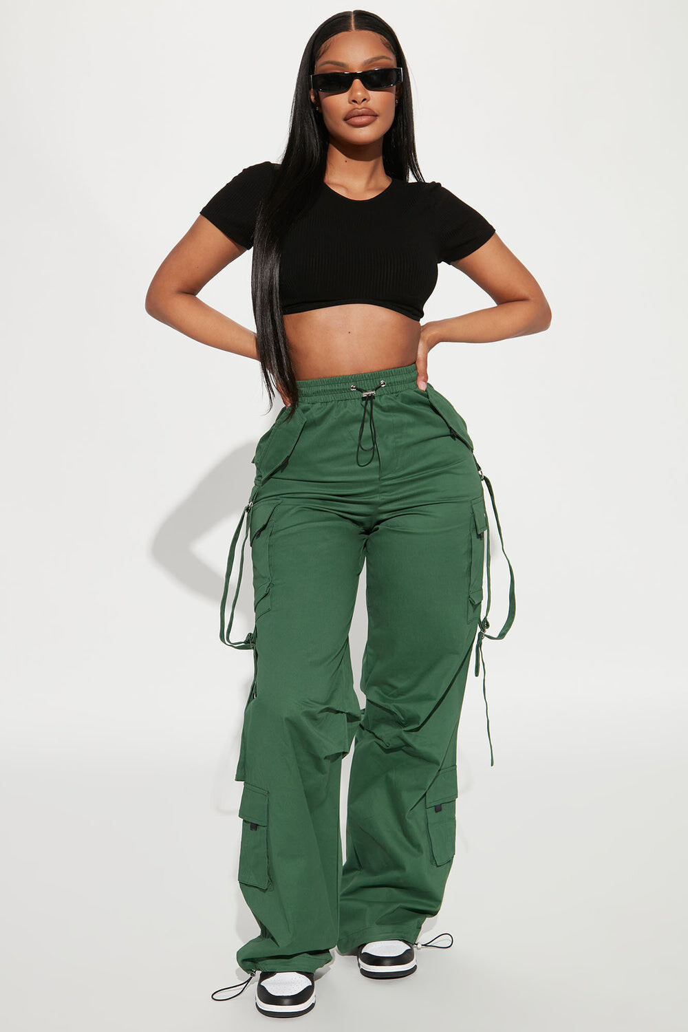 

Брюки карго Fashion Nova 22GWF0958, зеленый