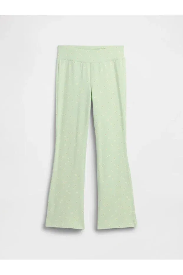 Детские леггинсы для девочек с принтом V-Fast sp flare leggings Gap, Green