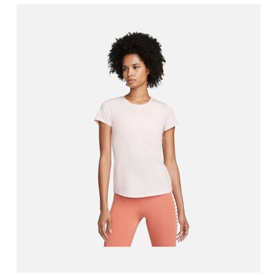 Женская футболка с коротким рукавом Nike Dri-Fit One Slim-Fit, Пудровый