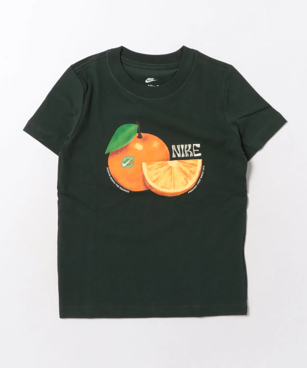 Детская футболка с коротким рукавом NIKE K TEE ORANGE, Green