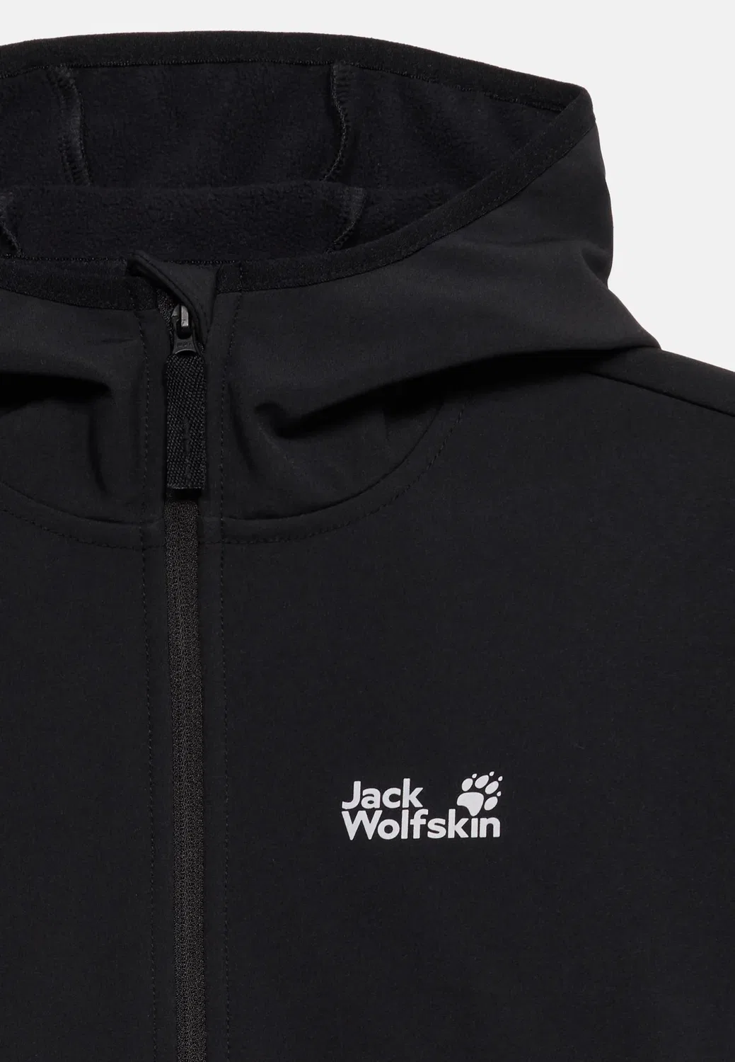 Куртка Fourwinds jkt k унисекс - софтшелл Jack Wolfskin, Black — фото 4