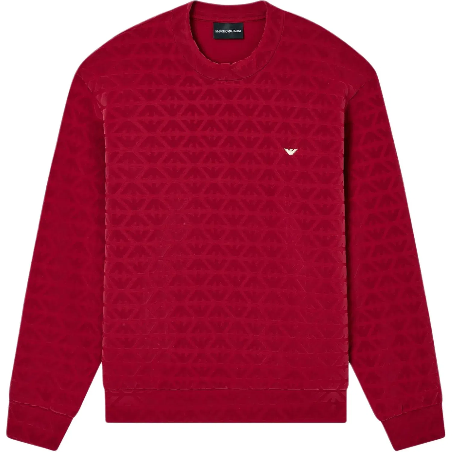Мужская толстовка SS26 Emporio Armani, Red