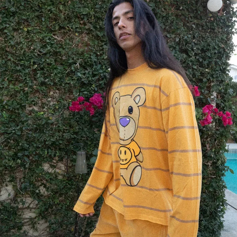 Детская футболка с принтом Smiley Collection Drew house, Черный — фото 4