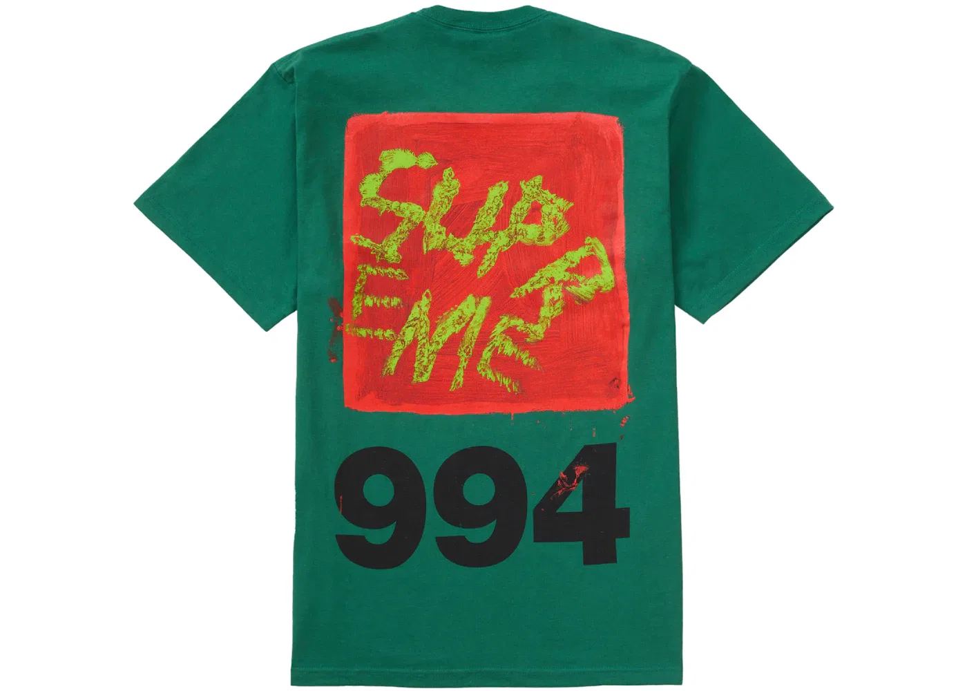 Мужская футболка хлопковая Supreme, Green